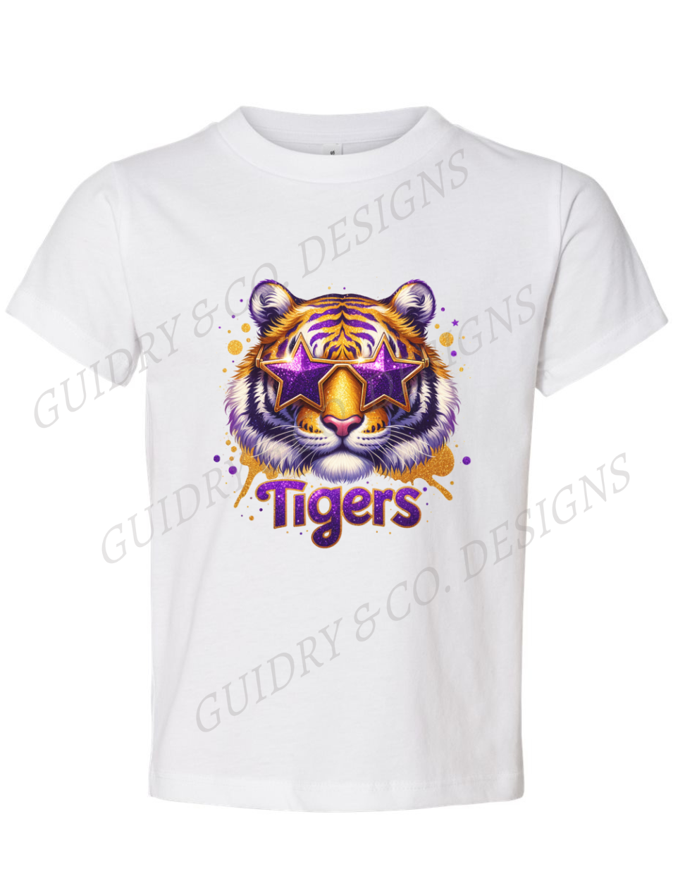 Toddler Tiger Purple Glasses