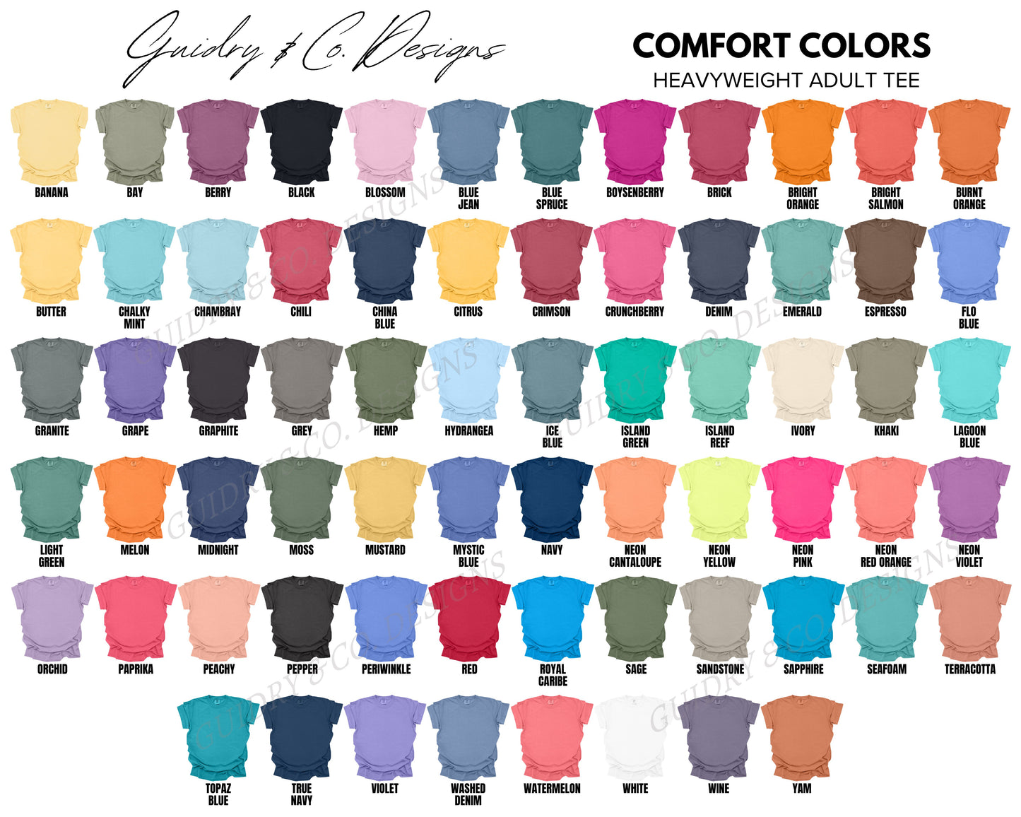(2X-4X) DTF DESIGN WITH COLOR COMFORT SHIRT
