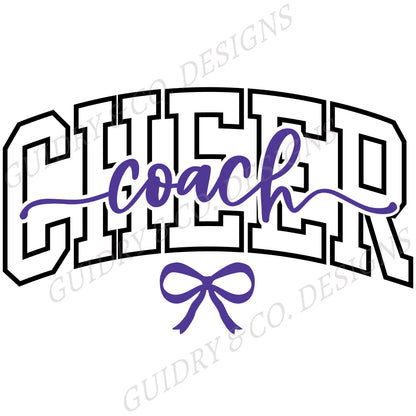 Cheer Coach DTF Design for CREWNECK SWEATER