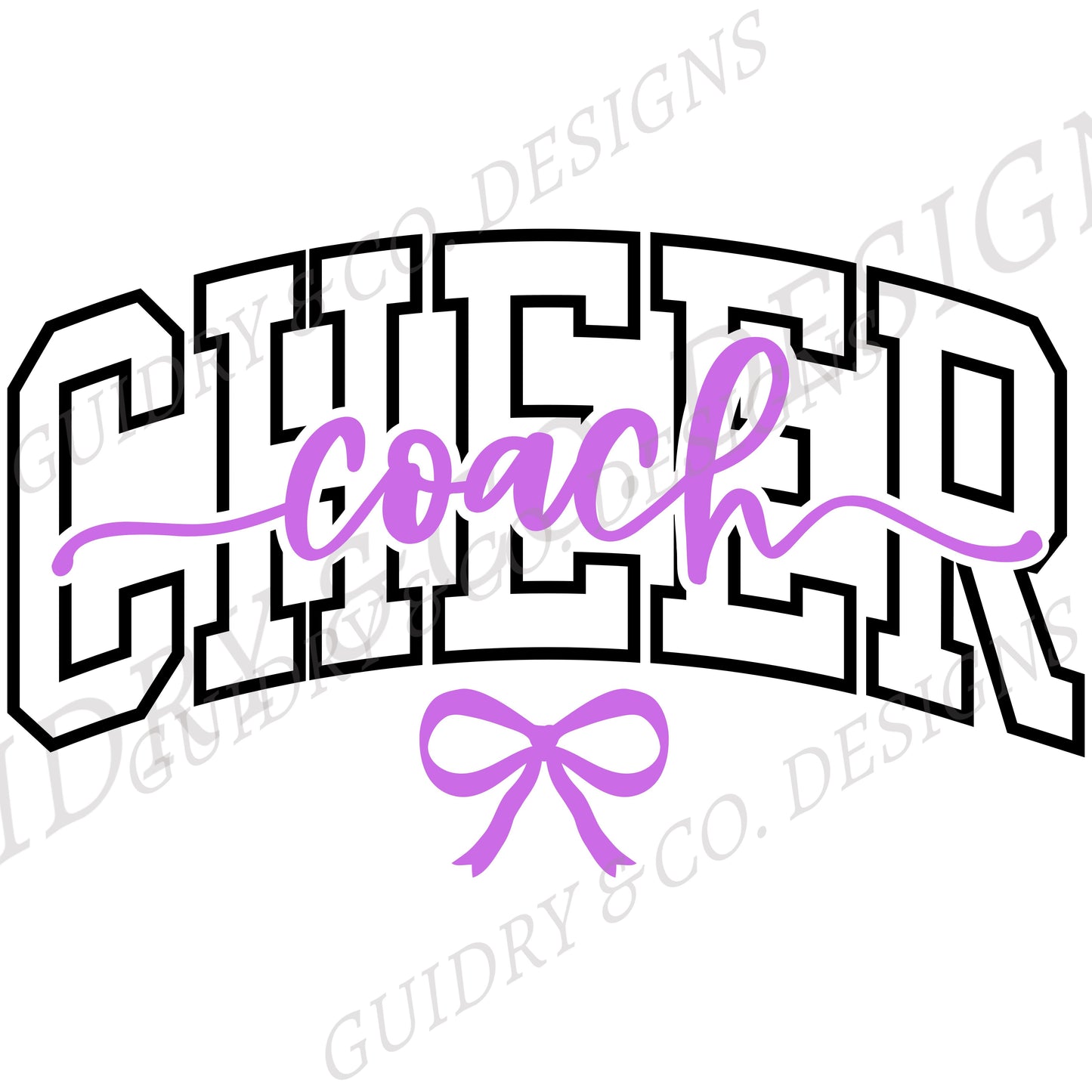 Cheer Coach DTF Design for CREWNECK SWEATER
