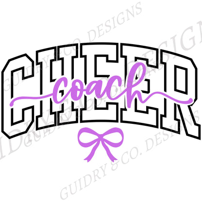 Cheer Coach DTF Design for CREWNECK SWEATER