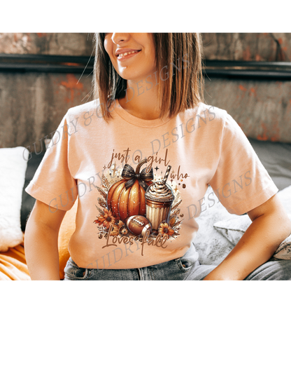 Just A Girl Who Loves Fall (Bella Canva)