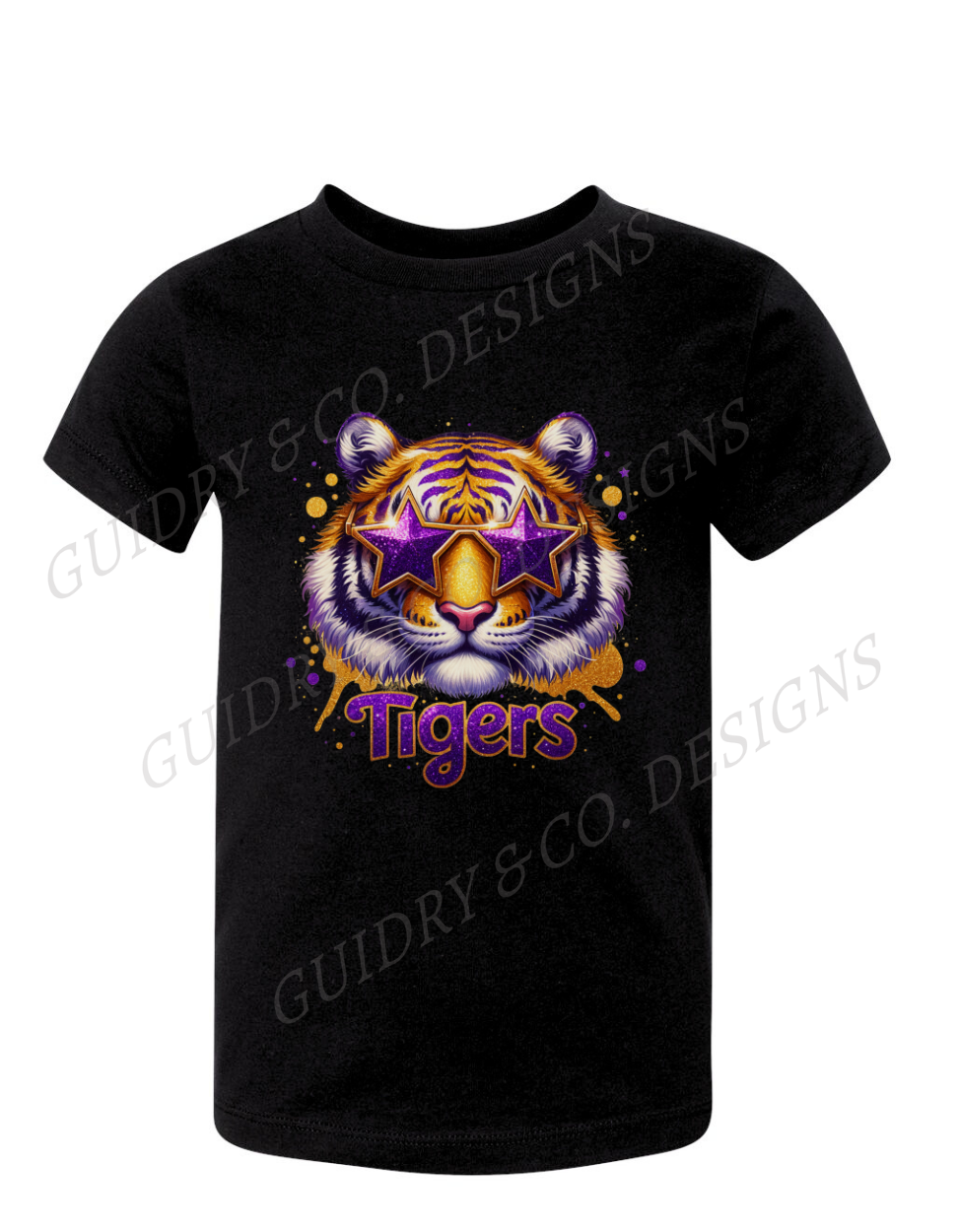 Toddler Tiger Purple Glasses