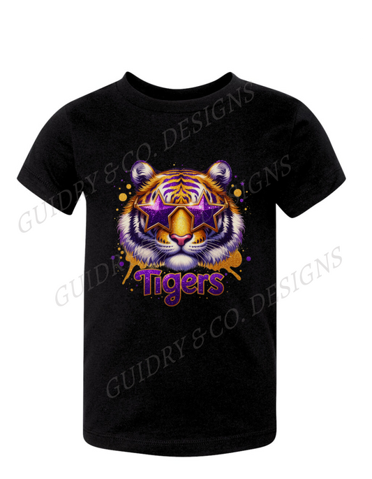 Toddler Tiger Purple Glasses