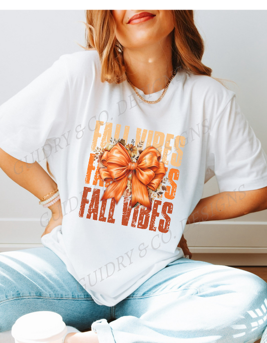 Fall Vibes Bow (Bella Canva)