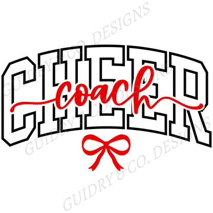 Cheer Coach DTF Design for CREWNECK SWEATER