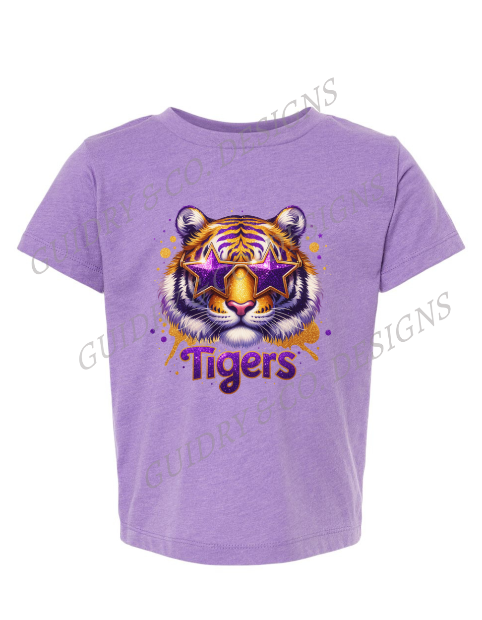 Toddler Tiger Purple Glasses