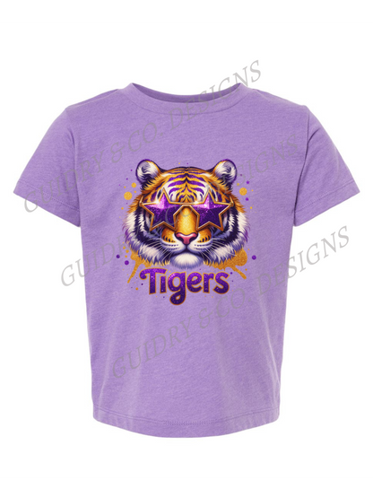 Toddler Tiger Purple Glasses
