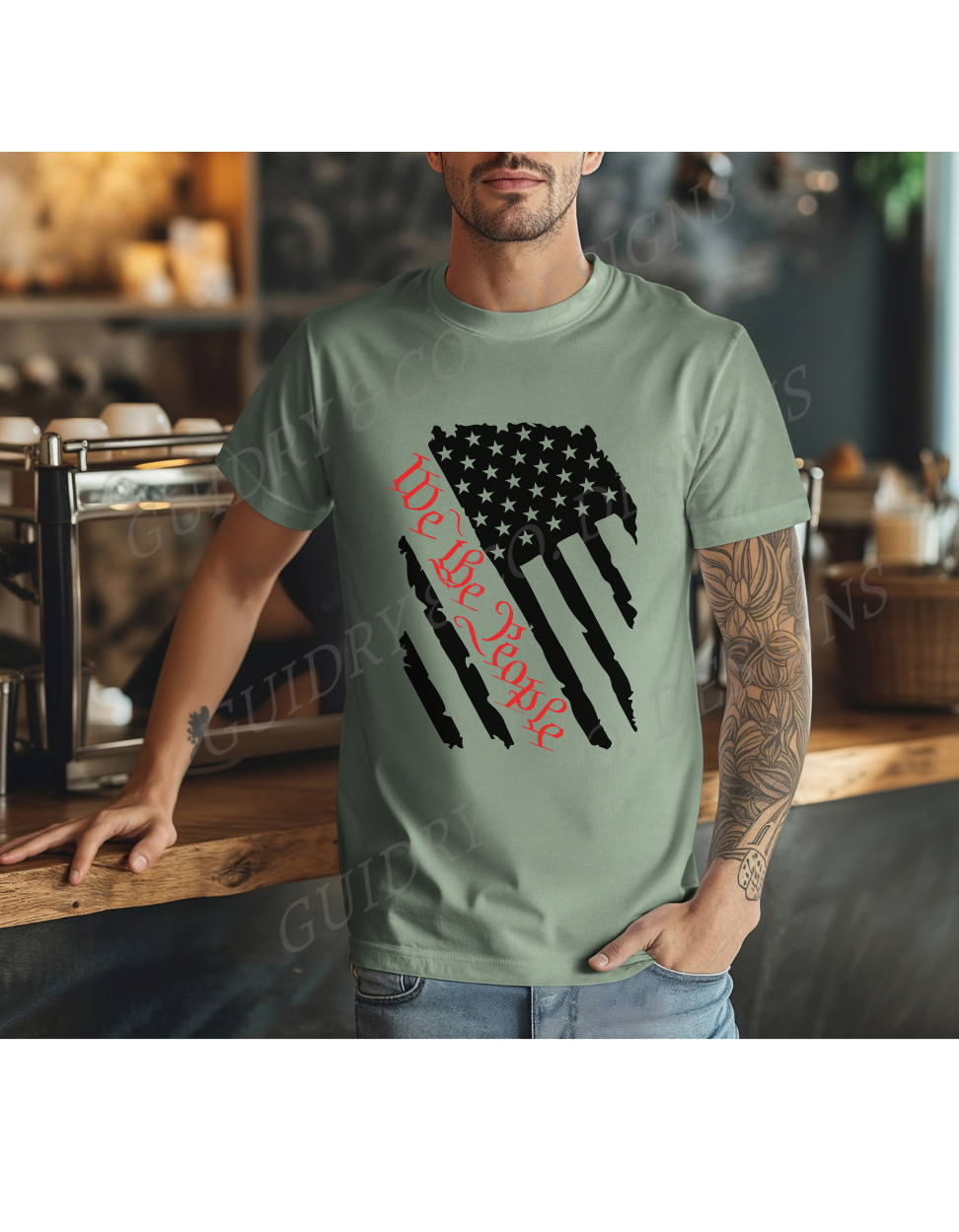 We The People Down Flag