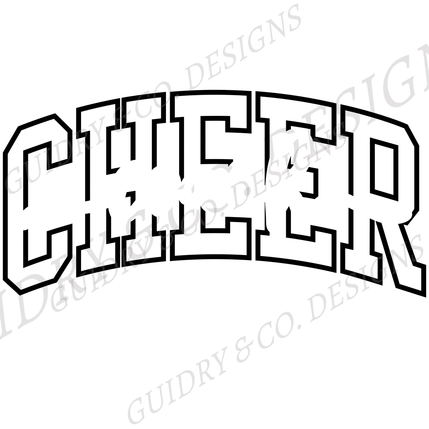 Cheer Coach DTF Design for CREWNECK SWEATER