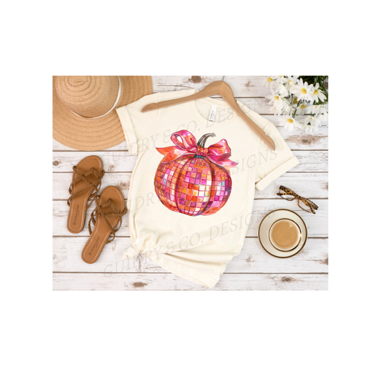 Disco Pumpkin Ball (Bella Canva) PREORER