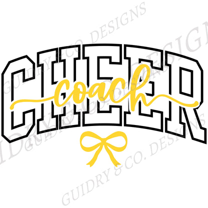 Cheer Coach DTF Design for CREWNECK SWEATER
