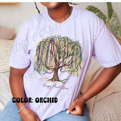 MARDI GRAS TREE Tshirt women