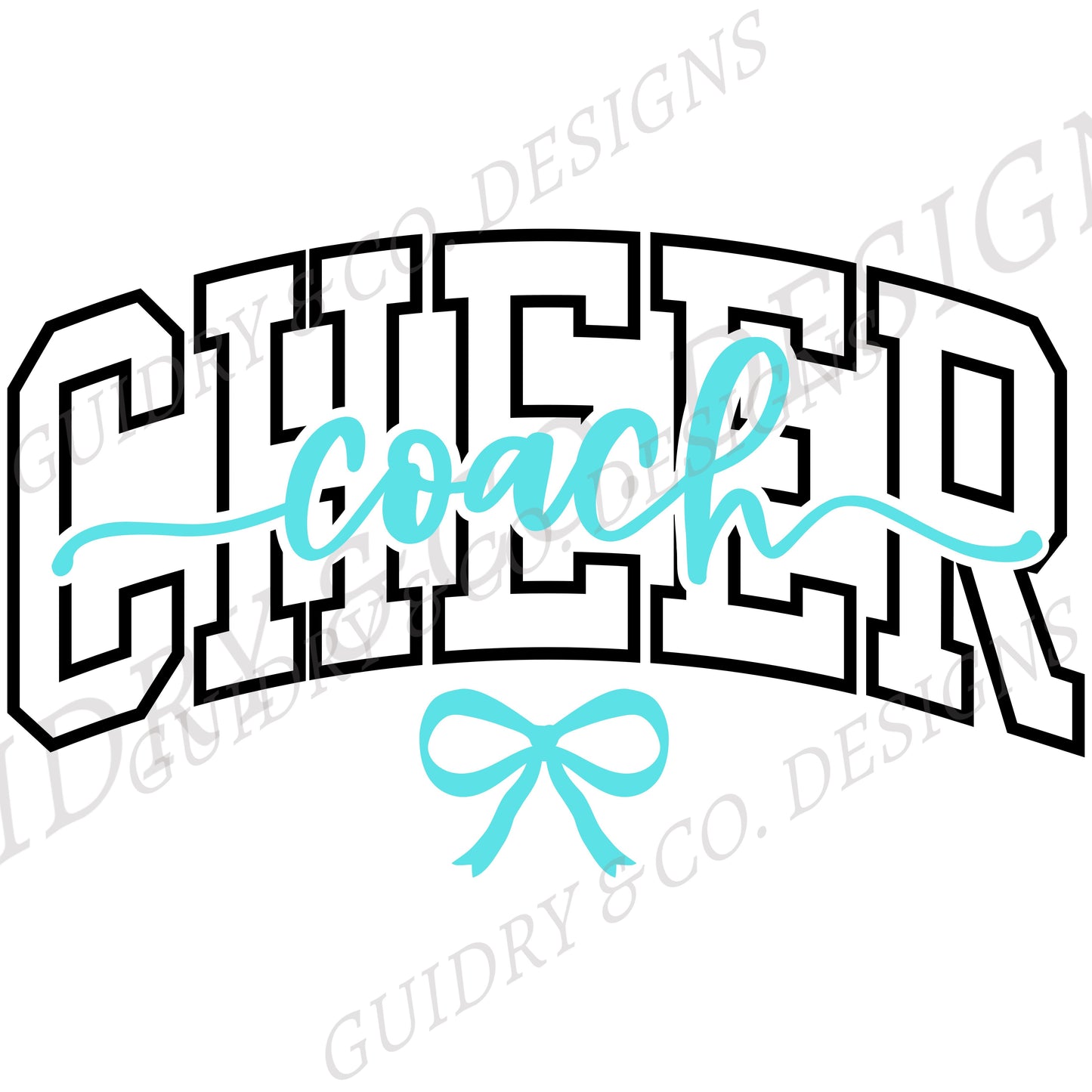 Cheer Coach DTF Design for CREWNECK SWEATER