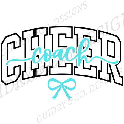 Cheer Coach DTF Design for CREWNECK SWEATER