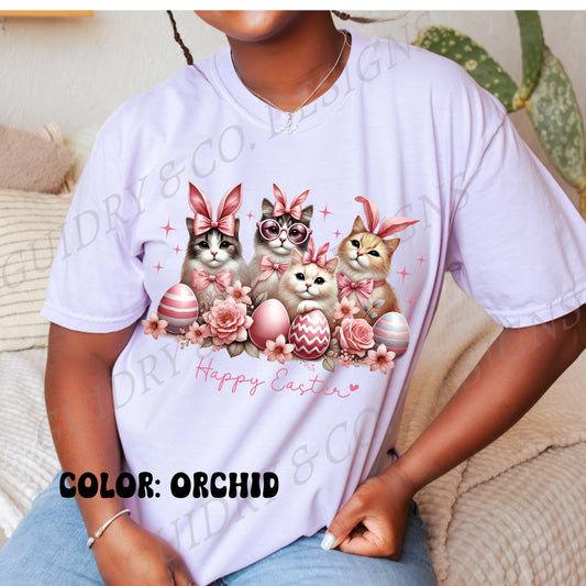 MEOW EASTER women tshirt color comfort