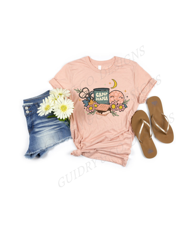 Camp Mama Distressed