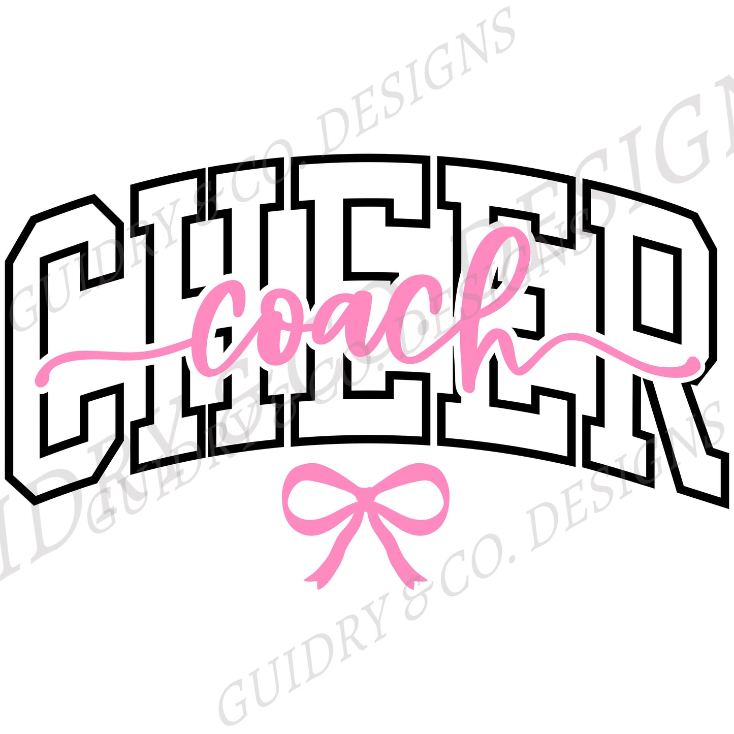 Cheer Coach DTF Design for CREWNECK SWEATER