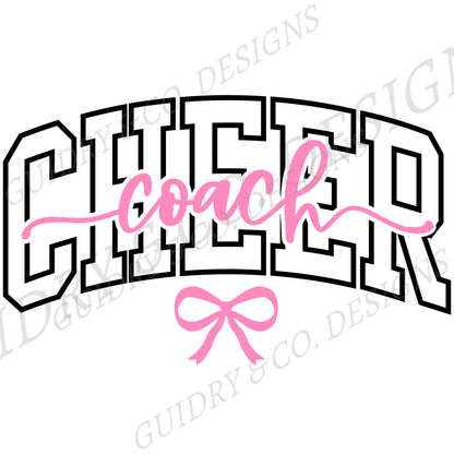 Cheer Coach DTF Design for CREWNECK SWEATER