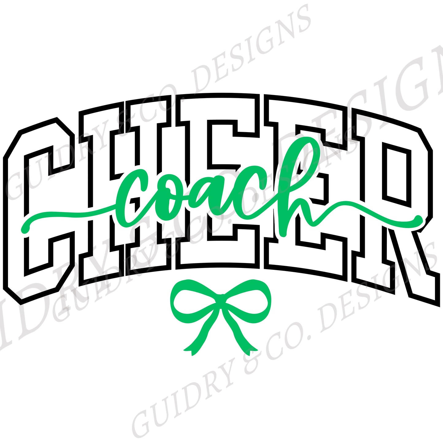 Cheer Coach DTF Design for CREWNECK SWEATER