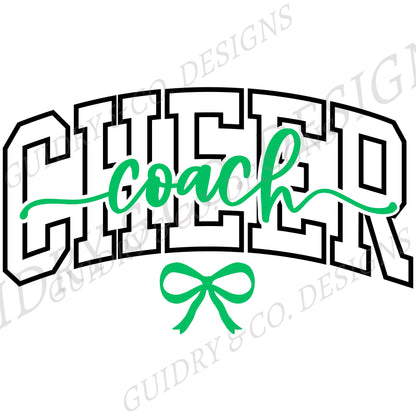 Cheer Coach DTF Design for CREWNECK SWEATER