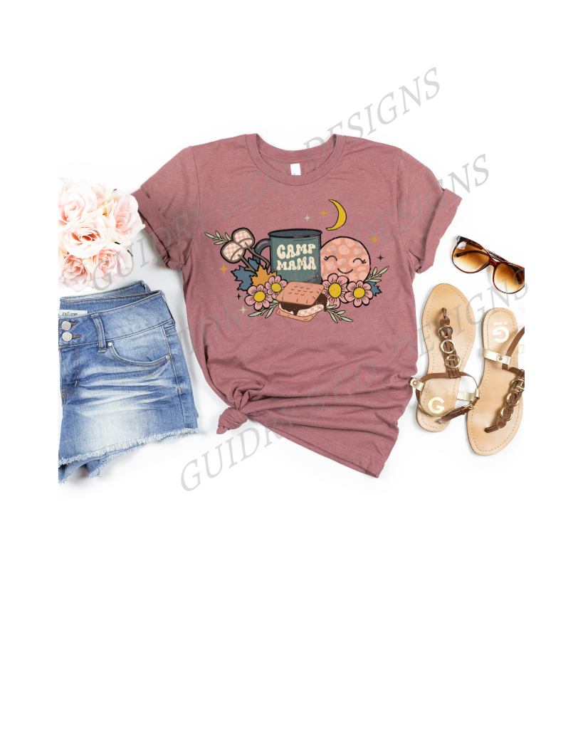 Camp Mama Distressed