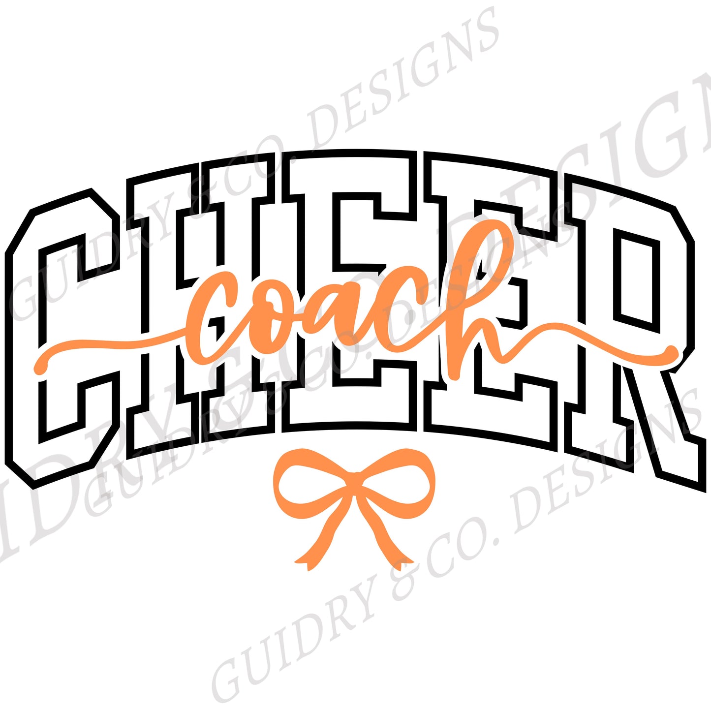 Cheer Coach DTF Design for CREWNECK SWEATER