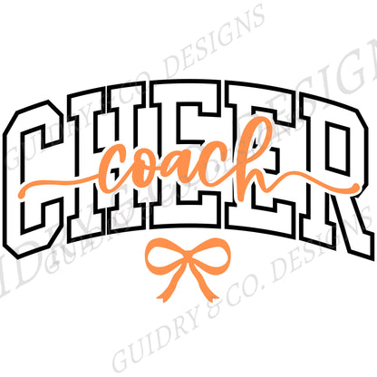 Cheer Coach DTF Design for CREWNECK SWEATER