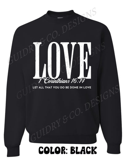 Christian Sweatshirt (White distressed style)