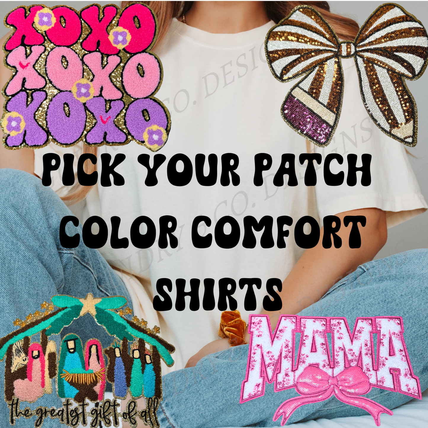 (S-XL) Pick Your Patch During Live-Color Comfort Tshirt