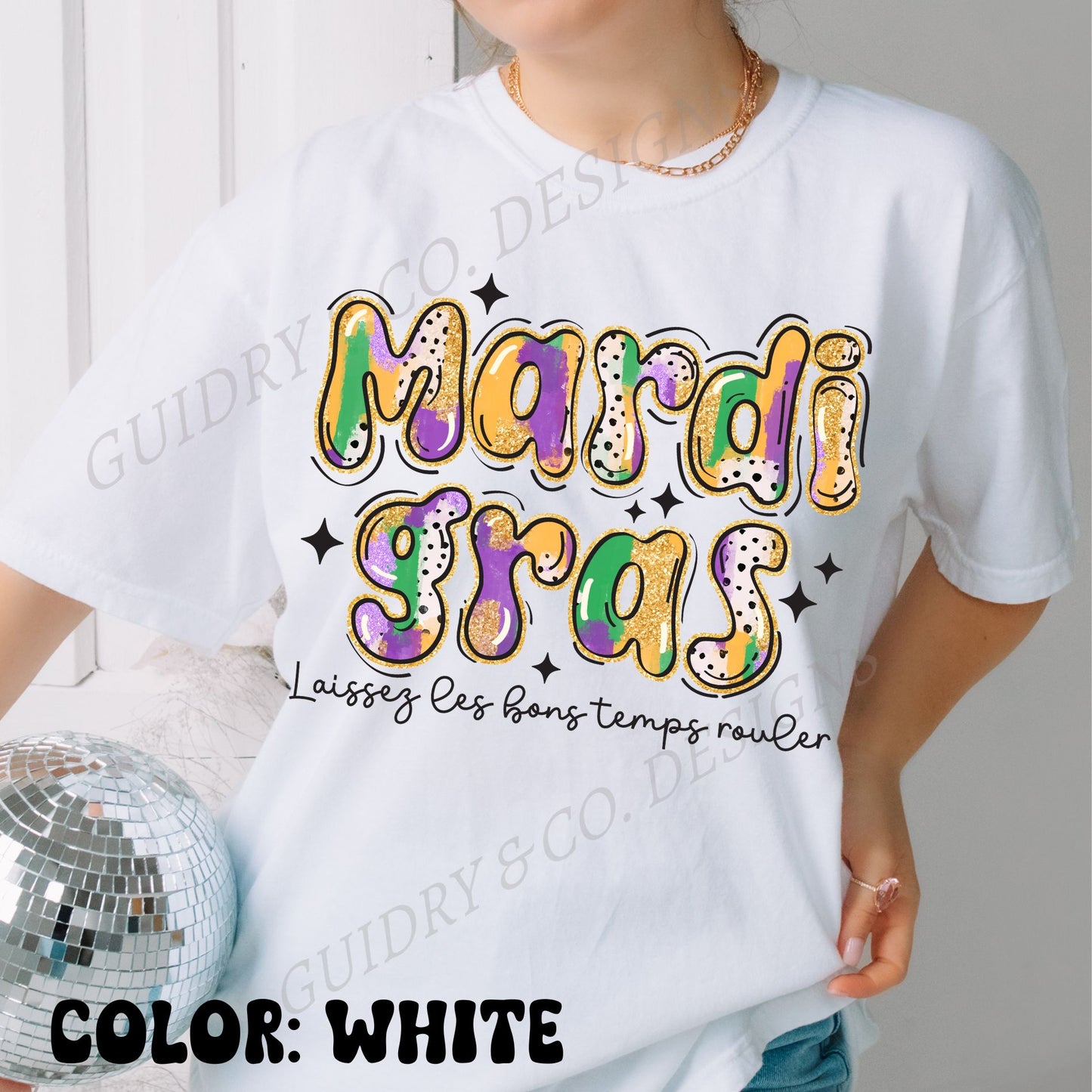 LAIZZEZ MARDI GRAS Tshirt women